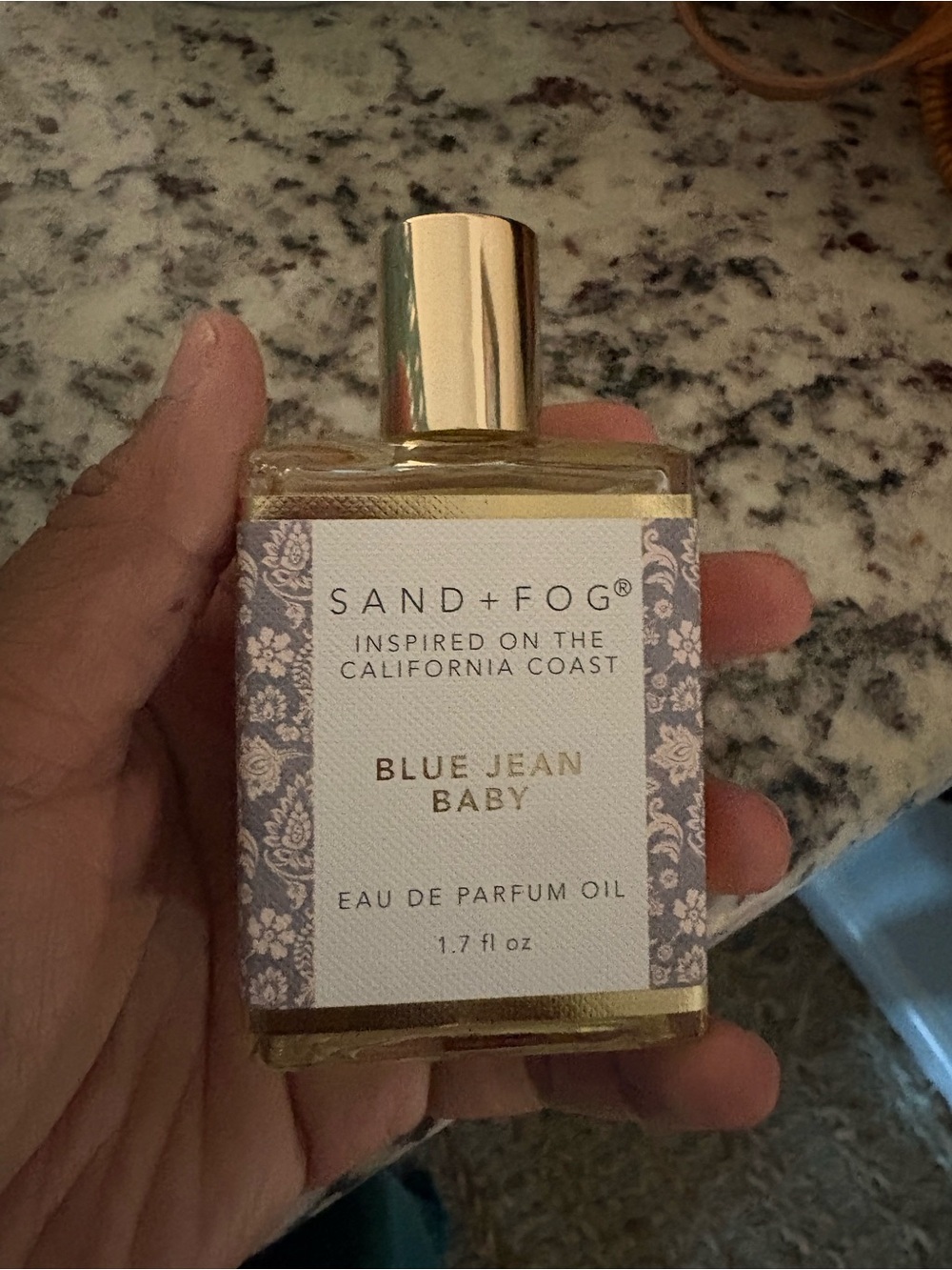 SAND + FOG Blue Jean Baby Eau de Parfum Oil - Gold Cap